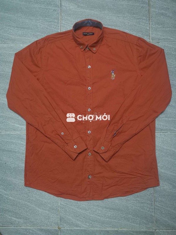 Áo sơmi kaki Ralph Lauren U.SVin00sBHypeCus form L