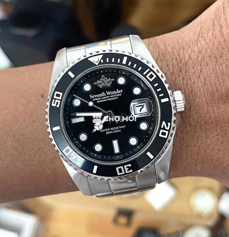Đồng Hồ Nam size 42 thép đúc niềng xoay.