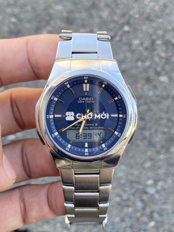 đồng hồ Casio wave ceptor size 40 chánh hãng