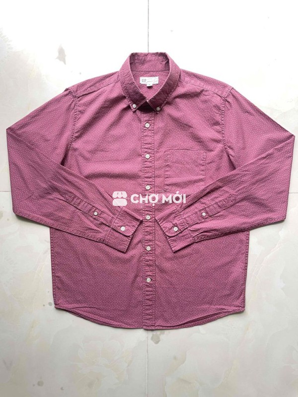 Sơ mi hiệu Gap 1969 Untucked Size M chính hãng