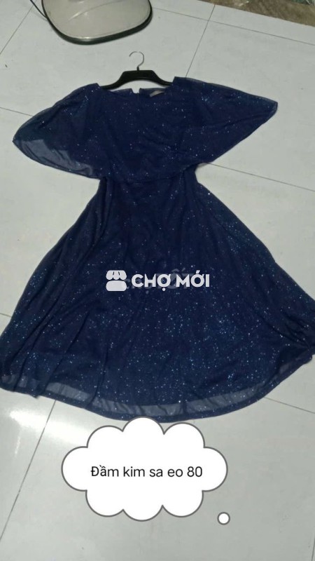 Đầm kim sa eo 80