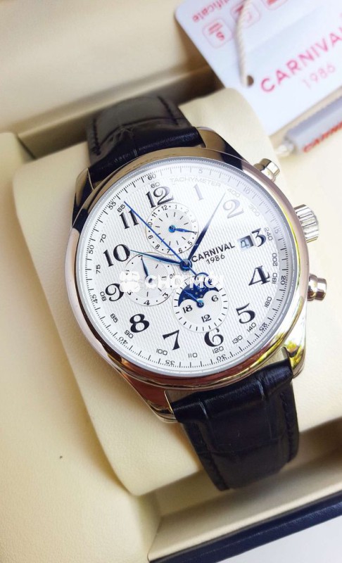 Đồng Hồ Cao Cấp Full Box Sổ Thẻ Cơ Automatic 6 Kim