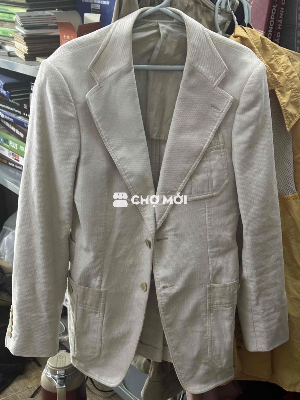 Áo vest nhung tăm Gucci bằng lụa pha cotton