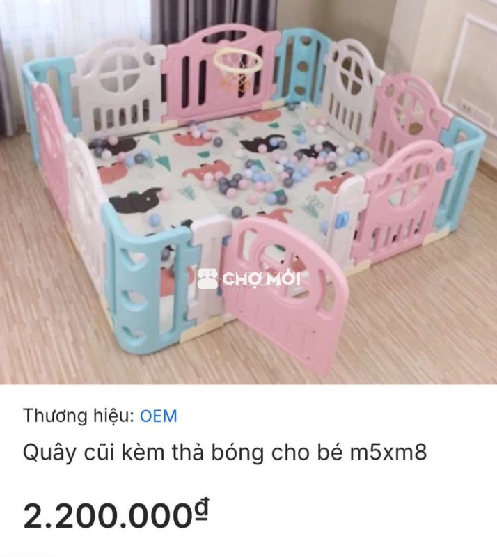 Thanh lý quây nhựa 1m70x1m40