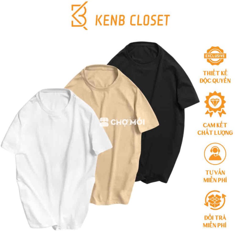 Áo thun nam cổ tròn chất liệu cao cấp co giãn tốt