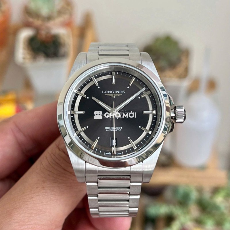 Longines conquest sunray black