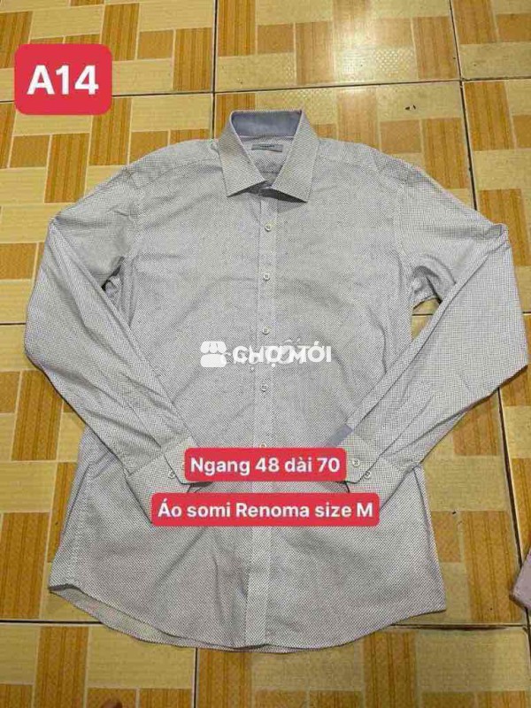 Áo somi  Renoma suze M