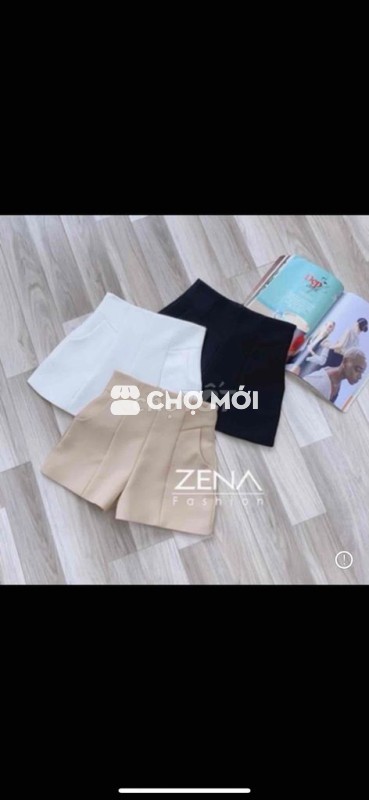 quần đùi nữ trắng