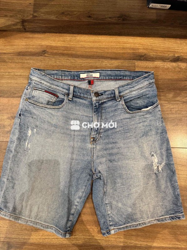 pass short jean tommy chính hãng đã qua sử dụng