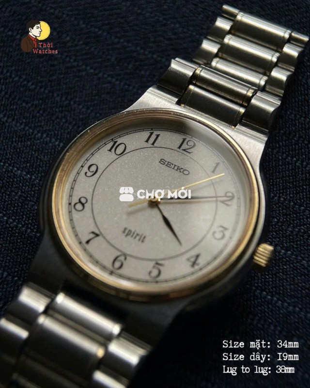 Seiko Spirit Two Tone 5P31-6A50 Vintage Two Tone