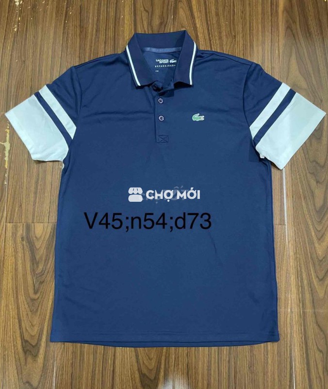 polo thun thể thao Lacoste size 5; 65-75kg