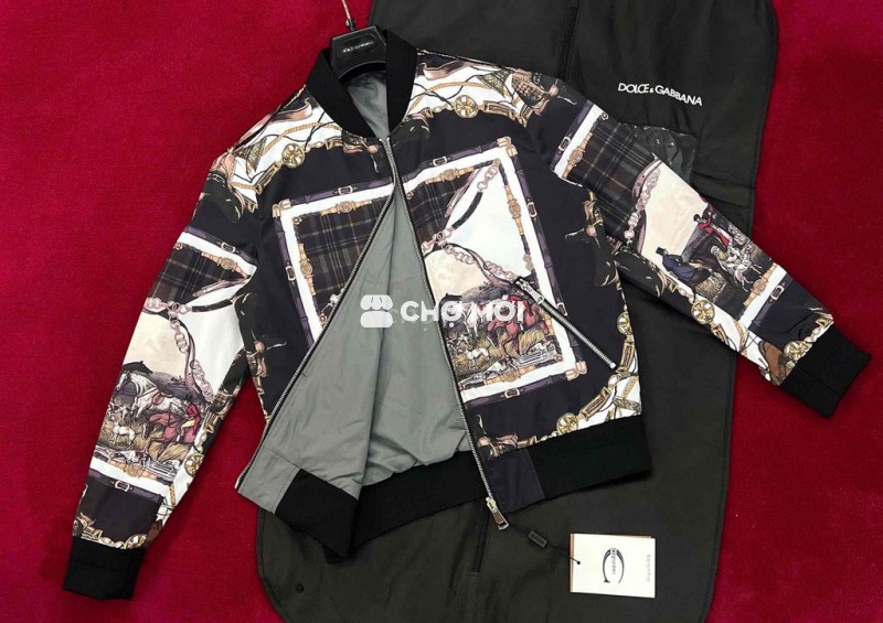 Áo Khoác Gió/ Bomber DG Mặc Được 2 Kiểu
