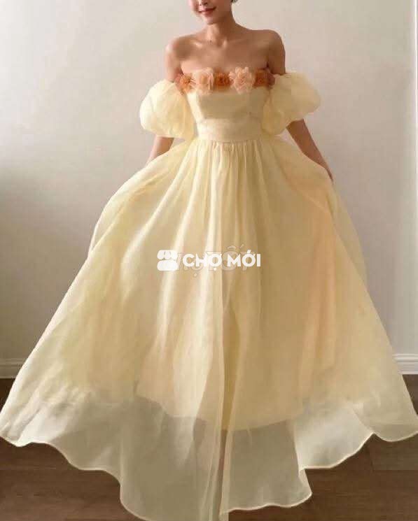 Váy dạ hội size S mặc chụp ảnh đúng 1 lần