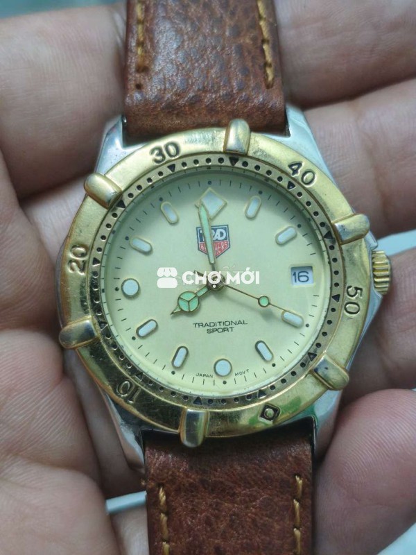 Đồng hồ Nhật size 34mm. Niềng xoay,dạ quang,1 lịch