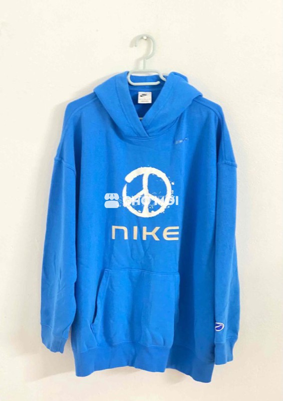 Hoodie Nike nữ xanh Lapis