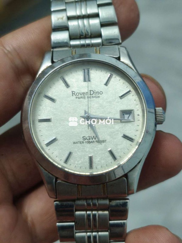 Đồng hồ Pháp 36mm, cơ chuyển động, 6 Jewels, lịch