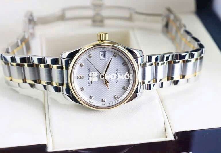 ĐH Nữ : Longines Master Vàng Khối 18k Kim Cương