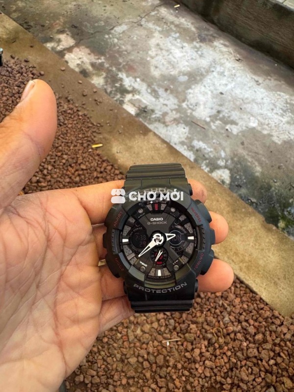 Đồng hồ Thể thao Casio G-shock Ga120 đen gshock