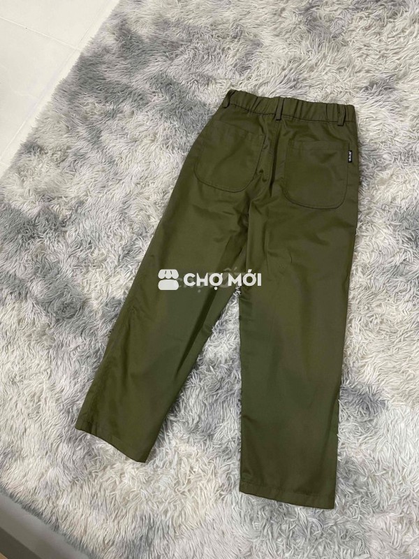 Quần ống suông unisex size M có bảng số đo
