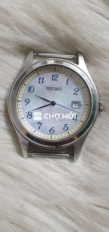 Seiko Solar chính hảng, võ thép ko rỉ, size 36,5mm