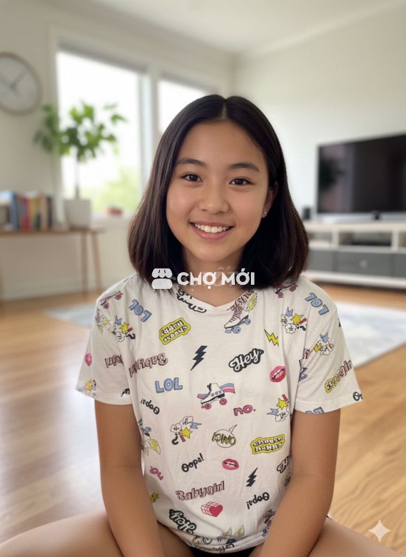 Comic Print T-shirt | Áo thun họa tiết vui nhộn