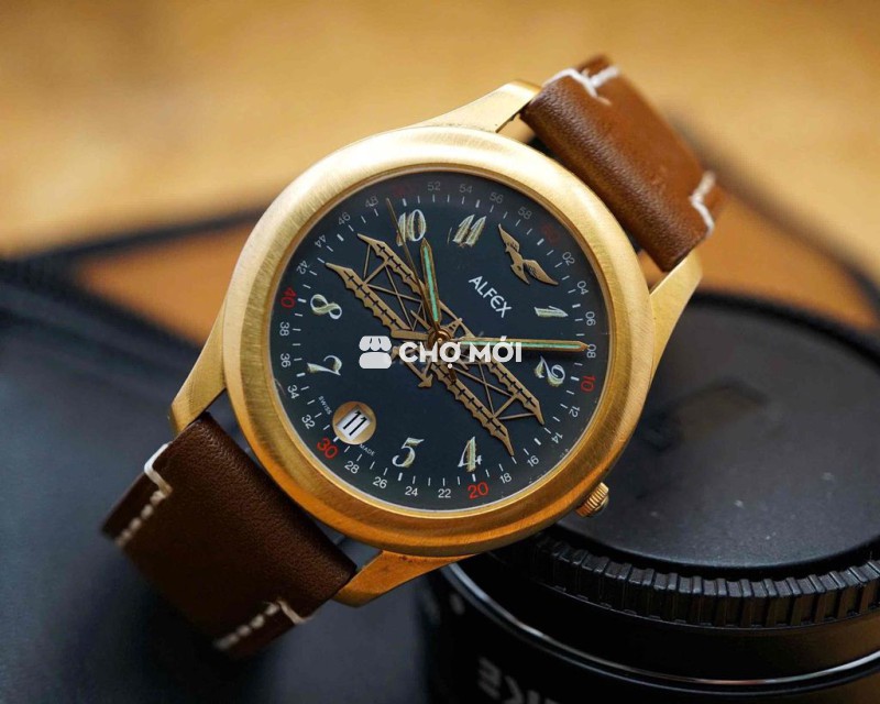 Đồng Hồ Alfex Pilot Swiss Made
