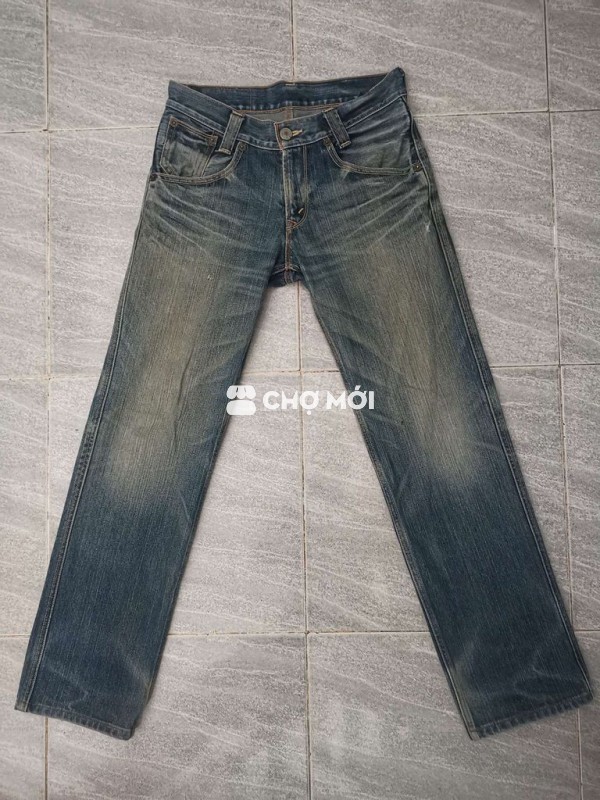 Quần jeans Levis 702 Lot U.SWashVin00s Bụi size 29