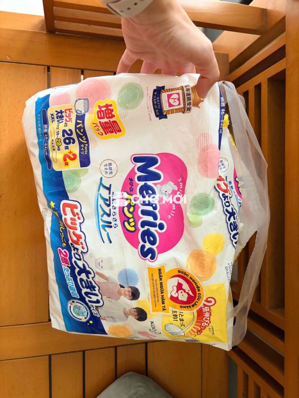 Bỉm Merries xxl 19 cái