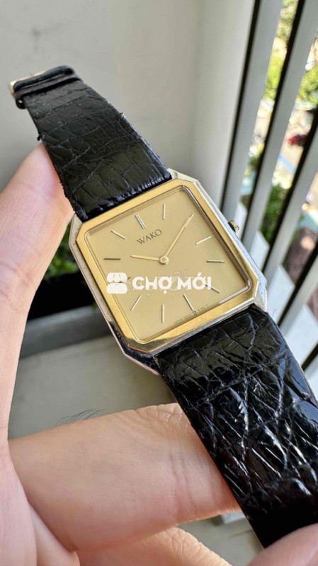 Đồng hồ Wako cao cấp nhà Seiko tank siêu mỏng