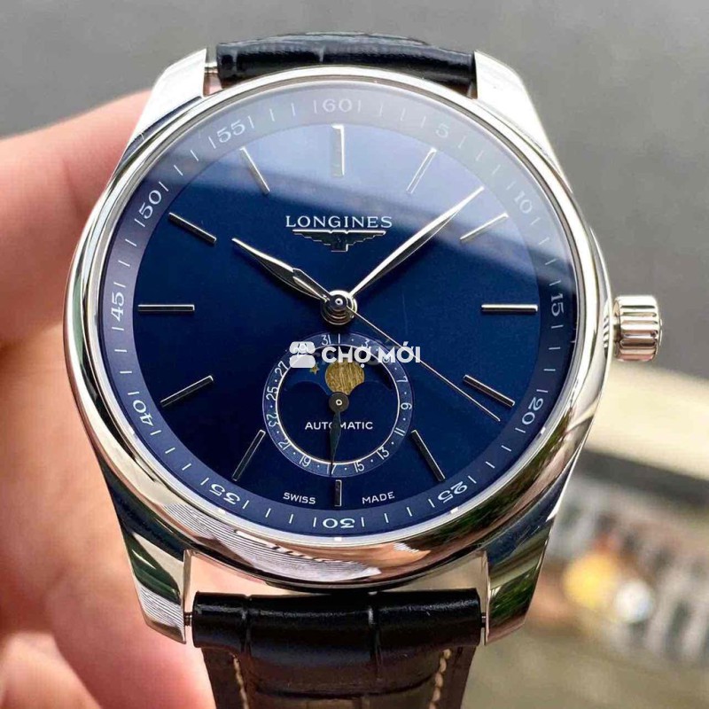 Longines Master Moonphase dial blue size 40mm