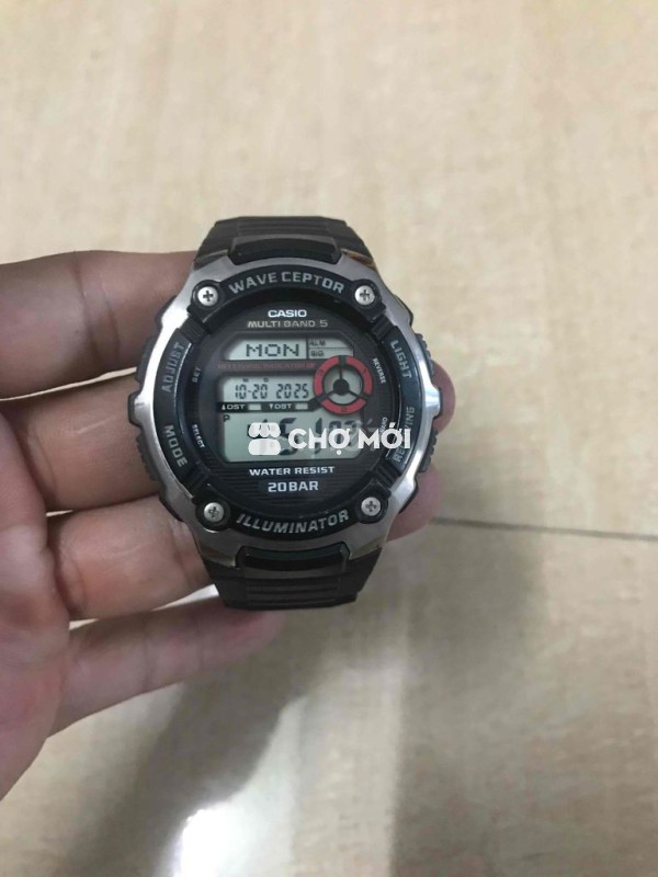 đồng hồ casio wave ceptor wv-m200 zin đẹp
