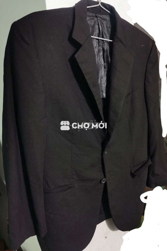 Áo vest nam hai nút có độn vai