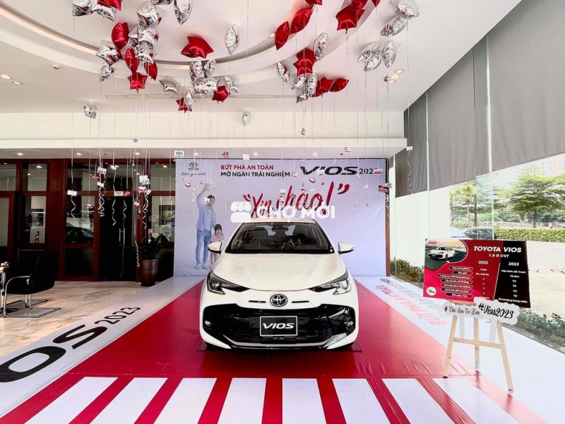 Toyota Vios 2025 mới giảm 100% phí trước bạ