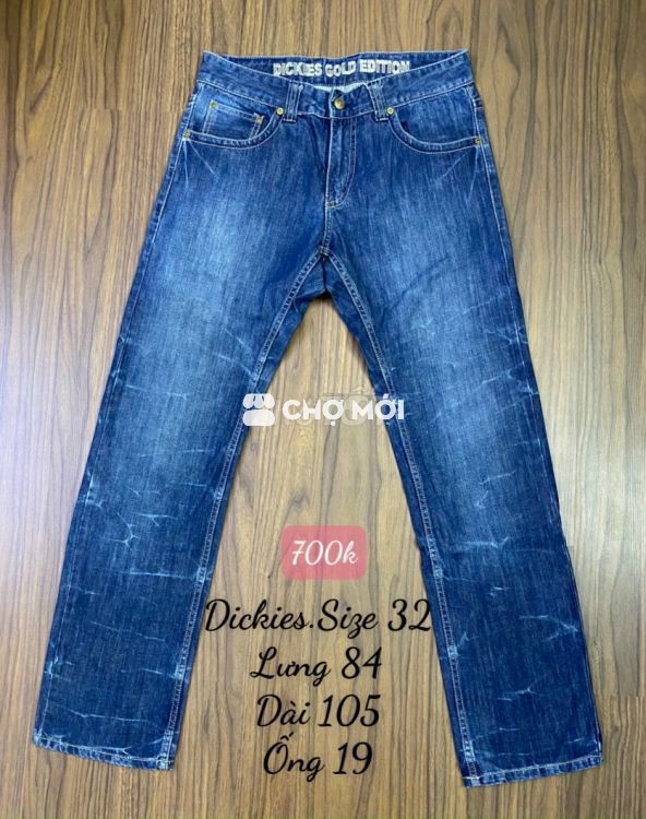 Quần jean nam I E S  xanh size 32