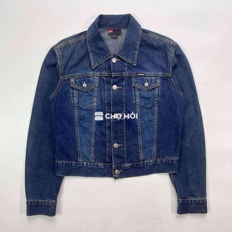 Khoác jeans denim Diesel size L á