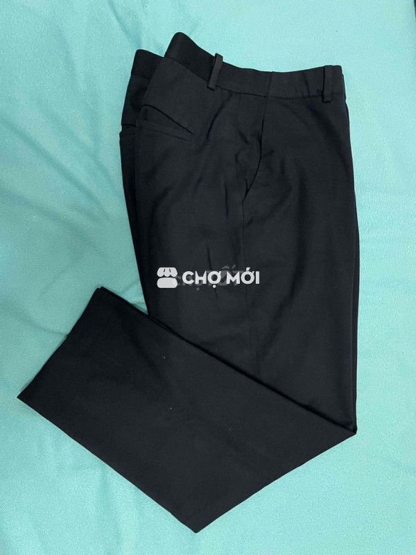 Quần tây nam UNIQLO xanh đen new95% chính hãng