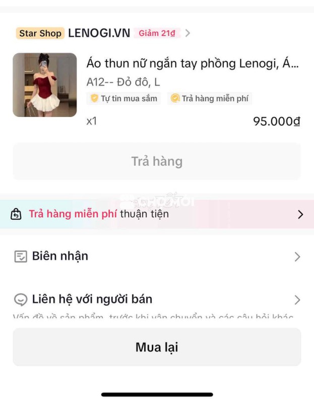 Pass áo nữ size L