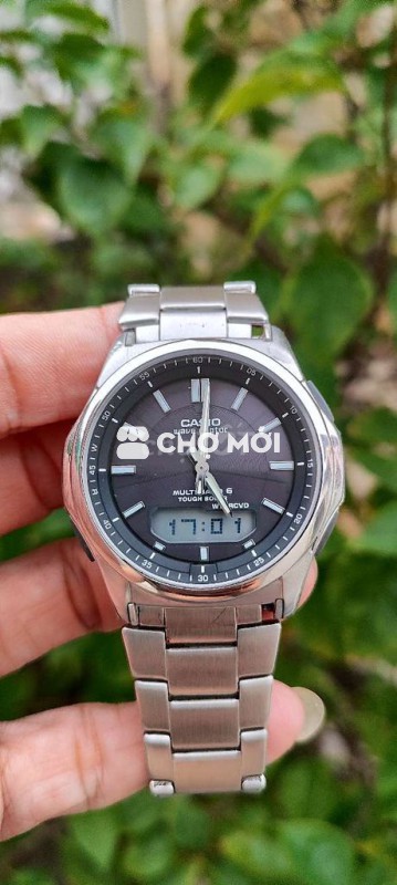 Đồng hồ Casio Wave Ceptor M630 Bạc Đen