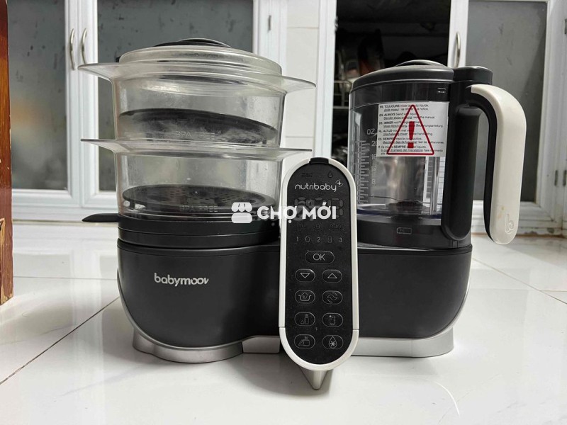 Máy xay hấp đa năng Babymoov tặng quây nhựa