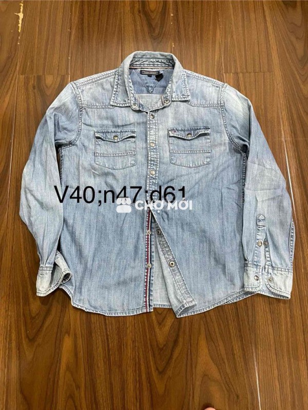 sơmi jean  Tommy size S