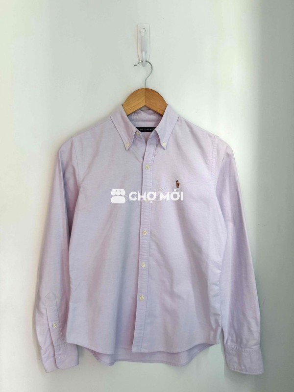Pass sơ mi nữ RALPH LAUREN tím size 9 NEW 95%