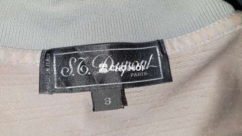 Áo sơ mi nam S.T. Dupont cotton trắng mềm mượt