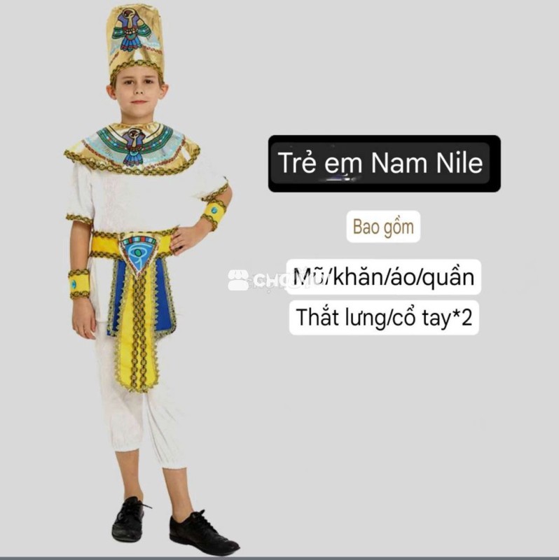 Bộ hóa trang Halloween cosplay Pharaoh Cleopatra