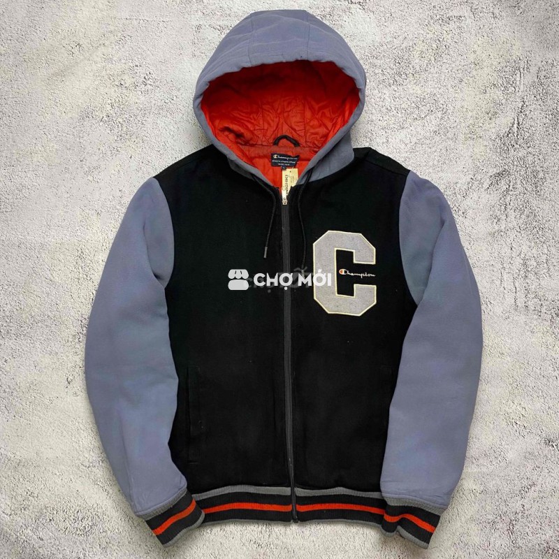 VINTAGE WOOL ZIP JACKEY by CHAMPION