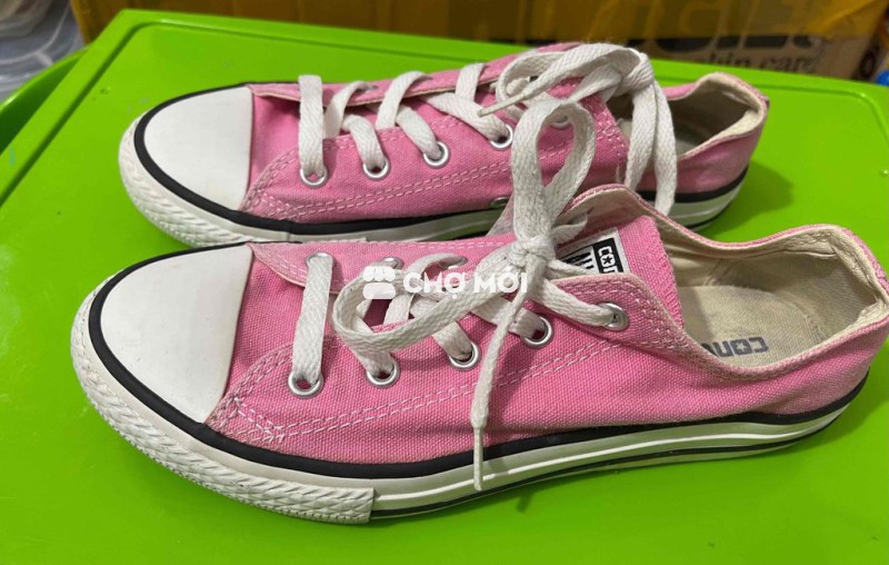 Giày auth Mỹ bé gái Converse size 35  21-21.5cm