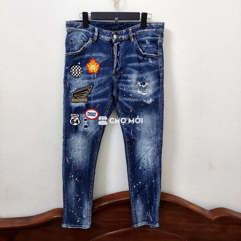 Quần jean dsq mới cao phom mẫu chuẩn SERI   48(31)