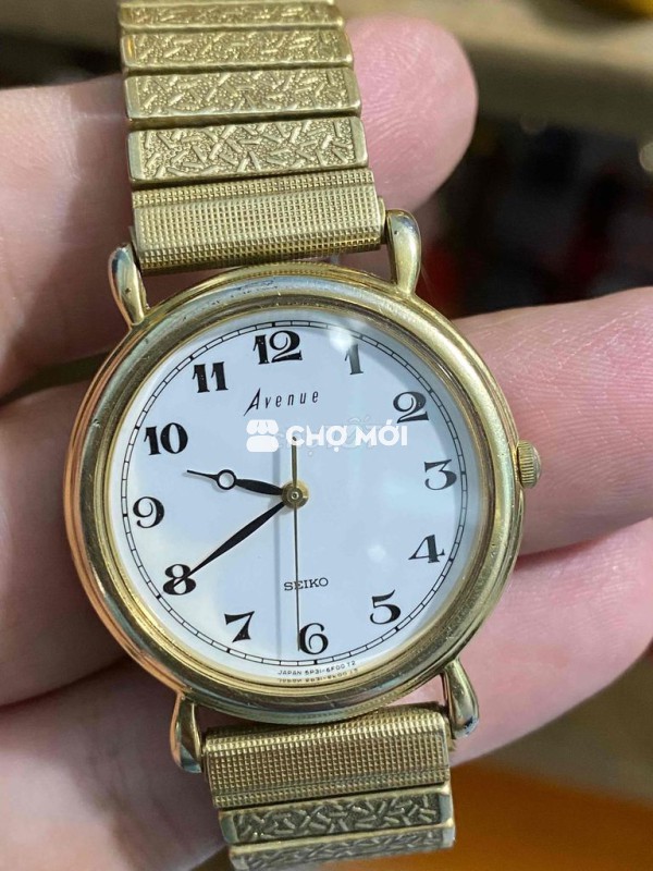 Seiko Avenue Size 33mm Dây chun đẹp