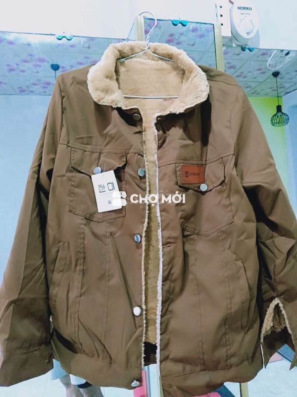 Áo khoác lót lông 55_65 kg mặc vừa
