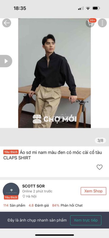 Set gồm sơ mi & quần tây nhà Scott Sor