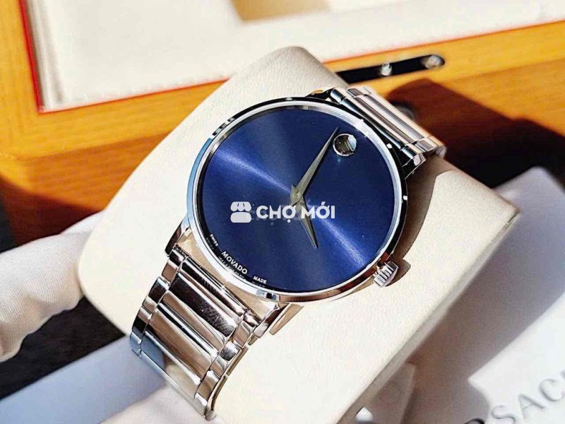 Movado Museum 0607216 Xanh Navy Nam